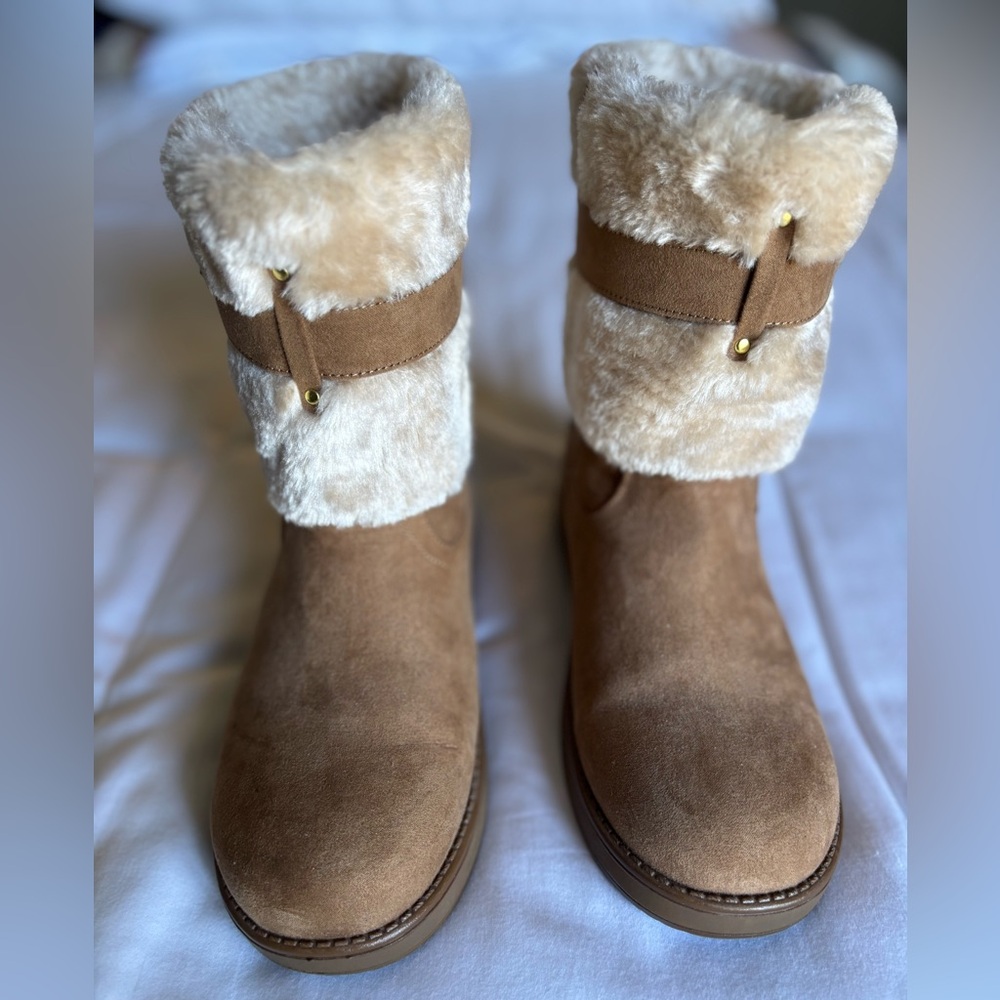Guess faux suede boots
